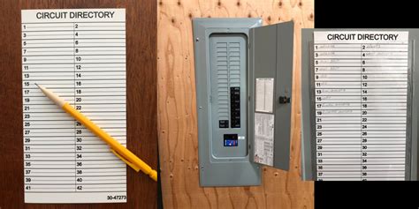 how to label electrical panel box circuit directory|electrical circuit breaker label.